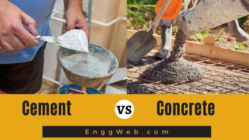 Concrete vs Cement